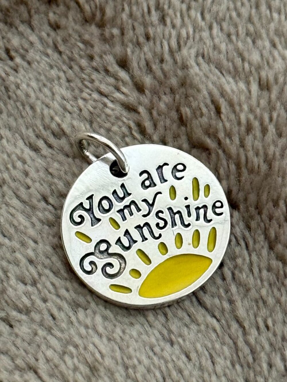 Enamel "You Are My Sunshine" Charm